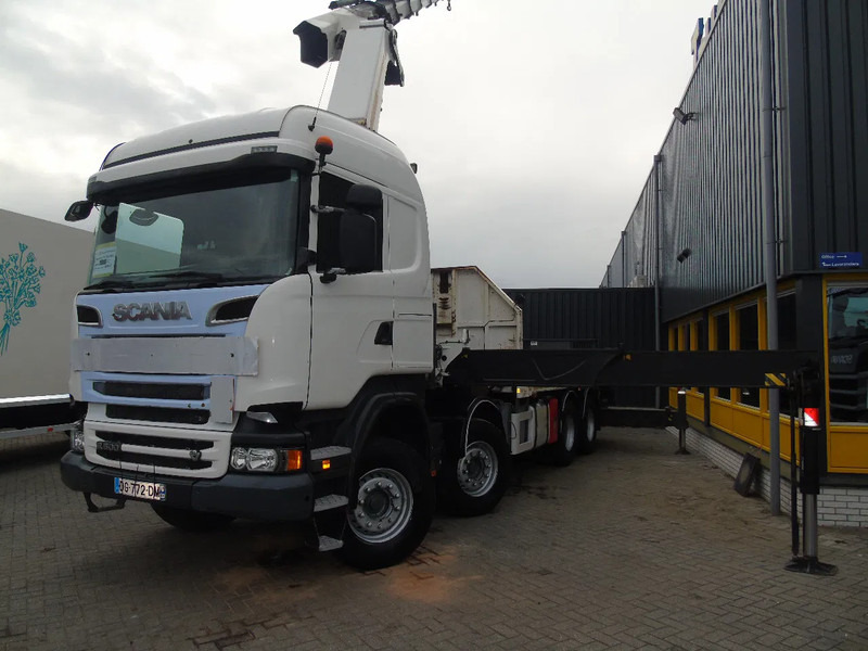 Scania R 500 + PALFINGER 88002-EH + 8x EXT + 8X4 + EURO 5 + MANUAL - Crane truck: picture 3 Scania R 500 + PALFINGER 88002-EH + 8x EXT + 8X4 + EURO 5 + MANUAL - Crane truck: picture 3