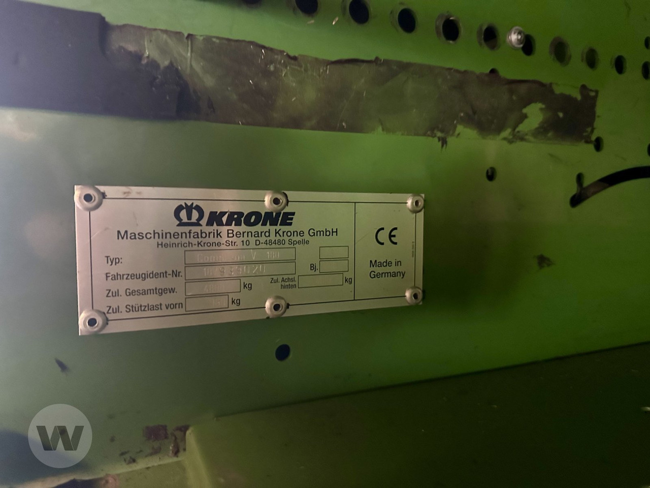 Krone Comprima V 180 XC - Round baler: picture 2 Krone Comprima V 180 XC - Round baler: picture 2