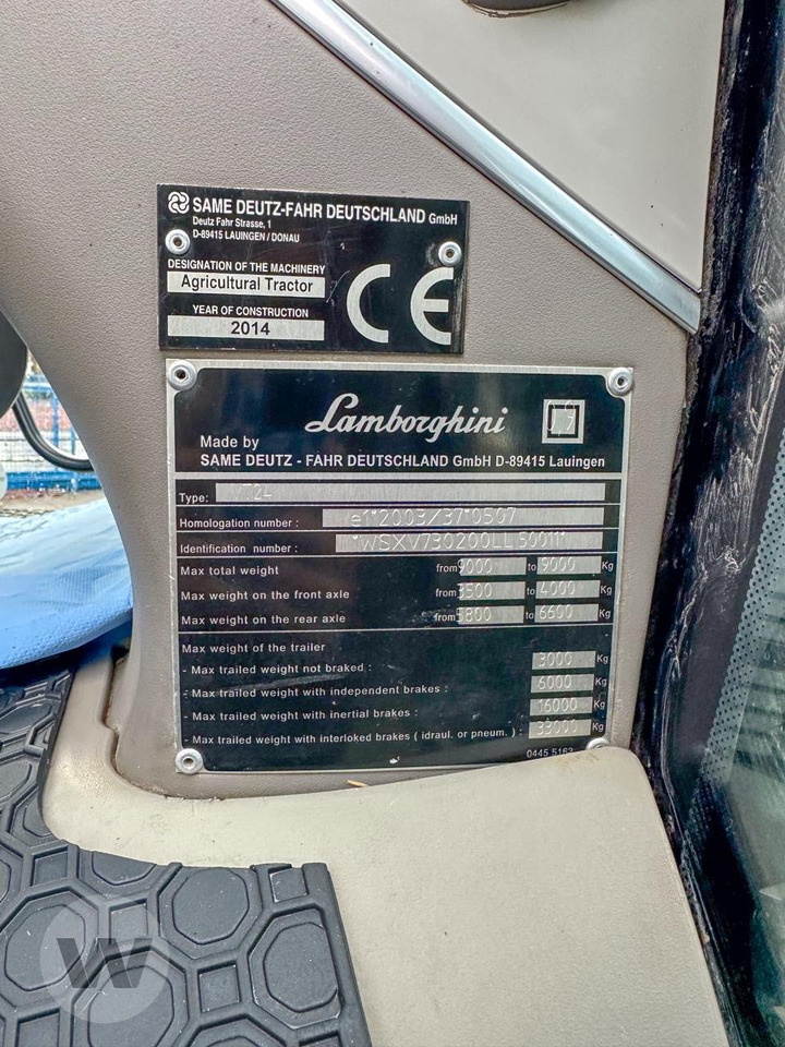 Farm tractor Lamborghini R 6.140.4: picture 7