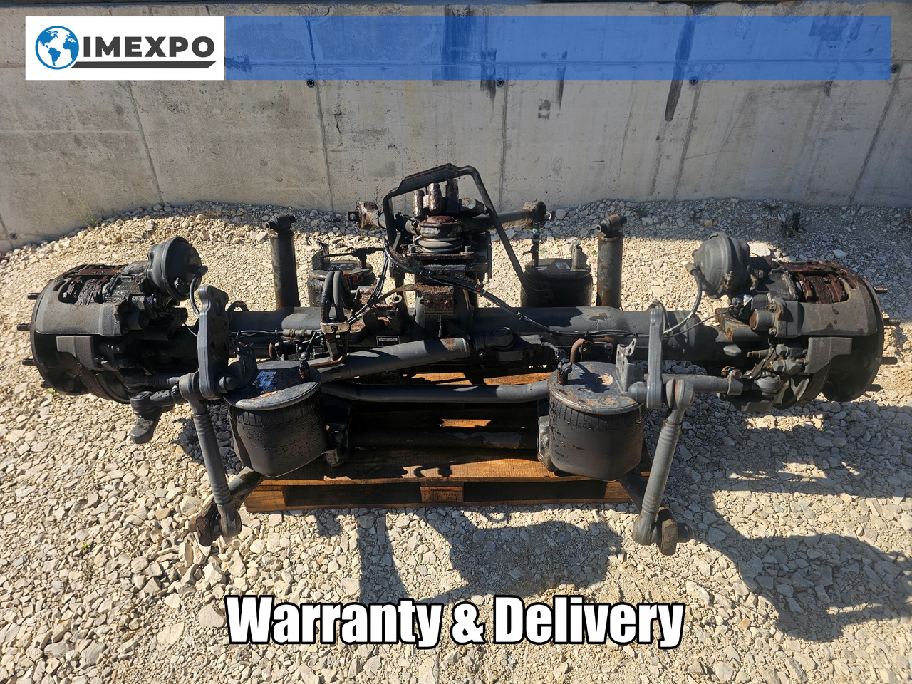 VOLVO FH FM / LIFT & STEERING AXLE / 6x2 / COMPLETE - Rear axle: picture 1 VOLVO FH FM / LIFT & STEERING AXLE / 6x2 / COMPLETE - Rear axle: picture 1