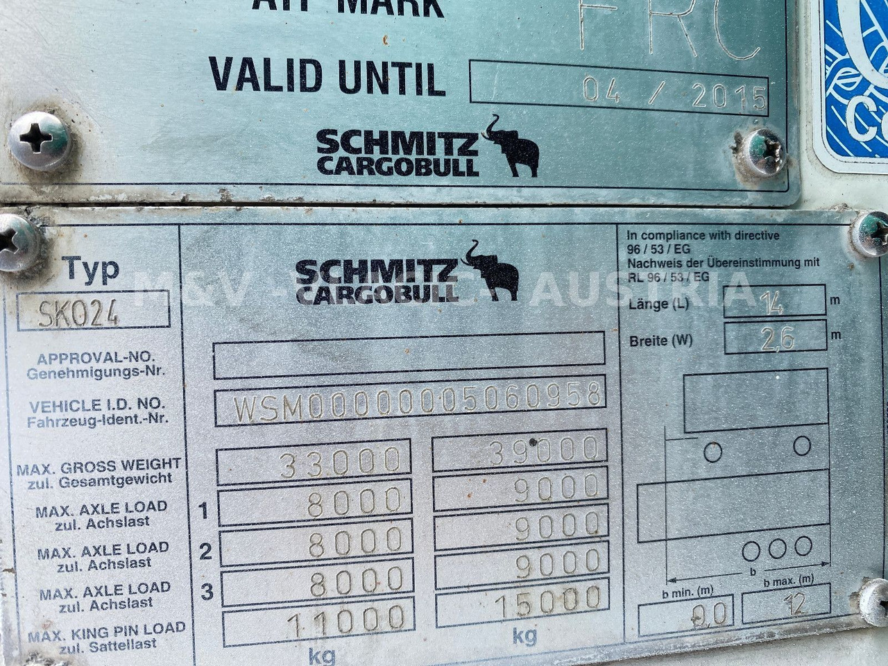 Refrigerator semi-trailer Schmitz Cargobull Kühlkoffer / Carrier 1850: picture 17