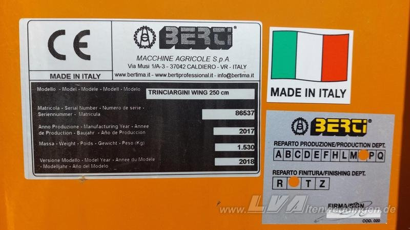 Leasing of Berti TRINCIARGINI WING 250 Berti TRINCIARGINI WING 250: picture 6