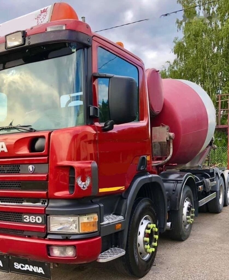 Scania P124CB 8x4HZ 360, full steel - Concrete mixer truck: picture 3 Scania P124CB 8x4HZ 360, full steel - Concrete mixer truck: picture 3