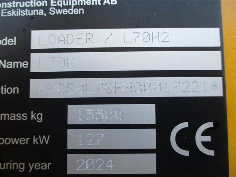 Volvo L 70 H H2 BEMÆRK MED GARANTI FRA VOLVO FREM TIL DE - Wheel loader: picture 2 Volvo L 70 H H2 BEMÆRK MED GARANTI FRA VOLVO FREM TIL DE - Wheel loader: picture 2