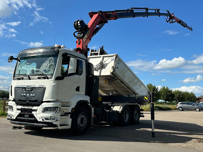 MAN TGS 26.430 2022!EURO6!! 6x2!! PALFINGER 23tm+JIB+LIER/WINCH!!DREISEITEN KIPPER/BORDMATIC!!9tkm - Tipper, Crane truck: picture 5 MAN TGS 26.430 2022!EURO6!! 6x2!! PALFINGER 23tm+JIB+LIER/WINCH!!DREISEITEN KIPPER/BORDMATIC!!9tkm - Tipper, Crane truck: picture 5