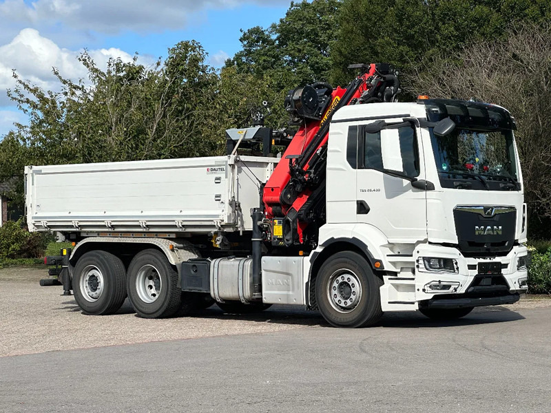 MAN TGS 26.430 2022!EURO6!! 6x2!! PALFINGER 23tm+JIB+LIER/WINCH!!DREISEITEN KIPPER/BORDMATIC!!9tkm - Tipper, Crane truck: picture 4 MAN TGS 26.430 2022!EURO6!! 6x2!! PALFINGER 23tm+JIB+LIER/WINCH!!DREISEITEN KIPPER/BORDMATIC!!9tkm - Tipper, Crane truck: picture 4