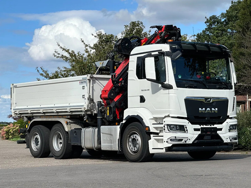 MAN TGS 26.430 2022!EURO6!! 6x2!! PALFINGER 23tm+JIB+LIER/WINCH!!DREISEITEN KIPPER/BORDMATIC!!9tkm - Tipper, Crane truck: picture 2 MAN TGS 26.430 2022!EURO6!! 6x2!! PALFINGER 23tm+JIB+LIER/WINCH!!DREISEITEN KIPPER/BORDMATIC!!9tkm - Tipper, Crane truck: picture 2