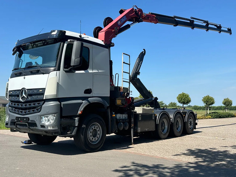 Mercedes-Benz Arocs 3251 8x4 TRIPLE!!28TM KRAAN/HAAK!!EURO6!!TOP! ZERO EMISSIE 2030!! - Hook lift truck, Crane truck: picture 5 Mercedes-Benz Arocs 3251 8x4 TRIPLE!!28TM KRAAN/HAAK!!EURO6!!TOP! ZERO EMISSIE 2030!! - Hook lift truck, Crane truck: picture 5