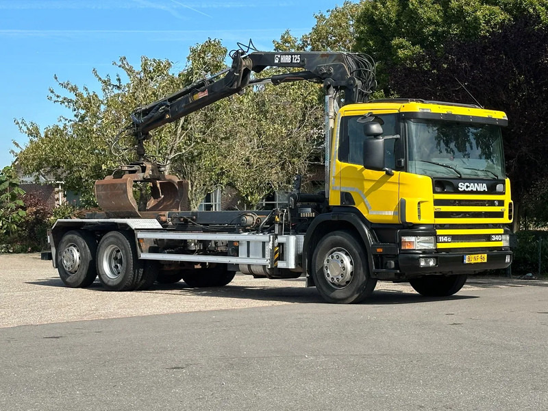 Scania R114-340 6x2 !!KRAAN/CONTAINER/KABEL!!MANUELL!! - Cable system truck, Crane truck: picture 4 Scania R114-340 6x2 !!KRAAN/CONTAINER/KABEL!!MANUELL!! - Cable system truck, Crane truck: picture 4
