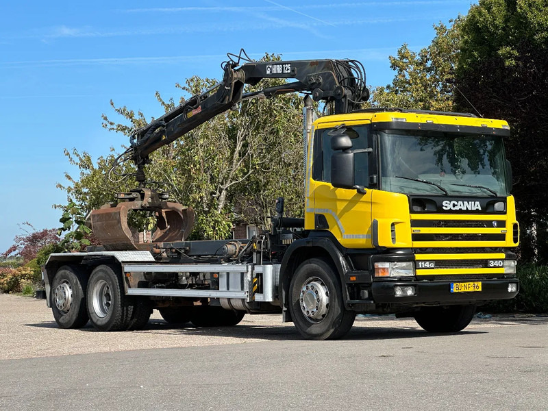 Scania R114-340 6x2 !!KRAAN/CONTAINER/KABEL!!MANUELL!! - Cable system truck, Crane truck: picture 2 Scania R114-340 6x2 !!KRAAN/CONTAINER/KABEL!!MANUELL!! - Cable system truck, Crane truck: picture 2