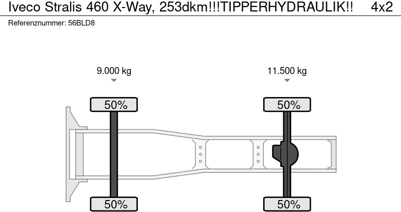 Tractor unit Iveco Stralis 460 X-Way, 253dkm!!!TIPPERHYDRAULIK!!: picture 16 Tractor unit Iveco Stralis 460 X-Way, 253dkm!!!TIPPERHYDRAULIK!!: picture 16