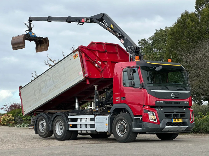 Volvo FMX 330 EURO6!!6X4!!VOORAS AANGEDREVEN!!Z-Kraan/KIPPER!! - Tipper, Crane truck: picture 1 Volvo FMX 330 EURO6!!6X4!!VOORAS AANGEDREVEN!!Z-Kraan/KIPPER!! - Tipper, Crane truck: picture 1