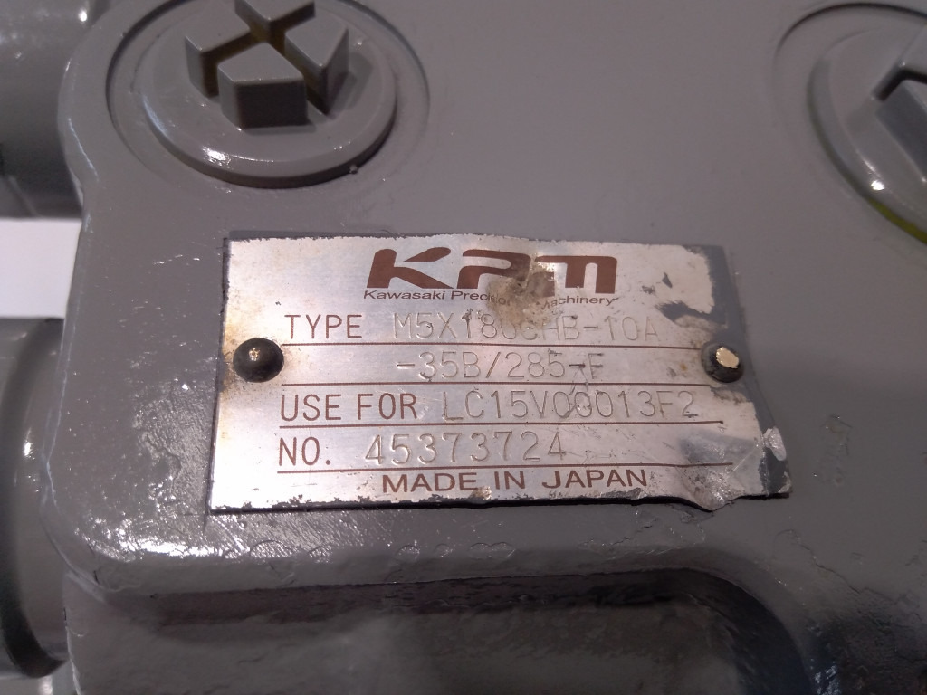 Kawasaki LC15V00013F2 - Swing motor for Construction machinery: picture 3 Kawasaki LC15V00013F2 - Swing motor for Construction machinery: picture 3