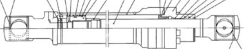 New Holland YX01V00005F7 - 87336534 - Hydraulic cylinder for Construction machinery: picture 1 New Holland YX01V00005F7 - 87336534 - Hydraulic cylinder for Construction machinery: picture 1