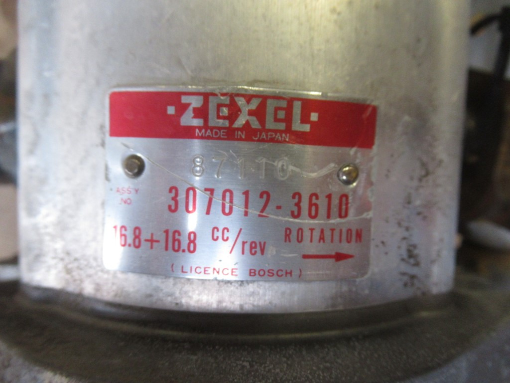 Zexel 307012-3610 - - Hydraulic pump for Construction machinery: picture 4 Zexel 307012-3610 - - Hydraulic pump for Construction machinery: picture 4