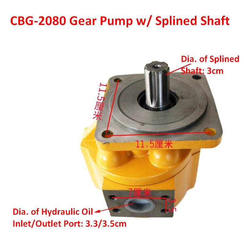 New Hydraulic pump for Wheel loader Qingdao Promising Hydraulic Gear Pumps for China Loader: picture 13