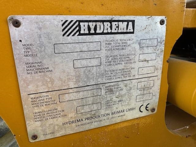 Articulated dumper Hydrema 912E: picture 18