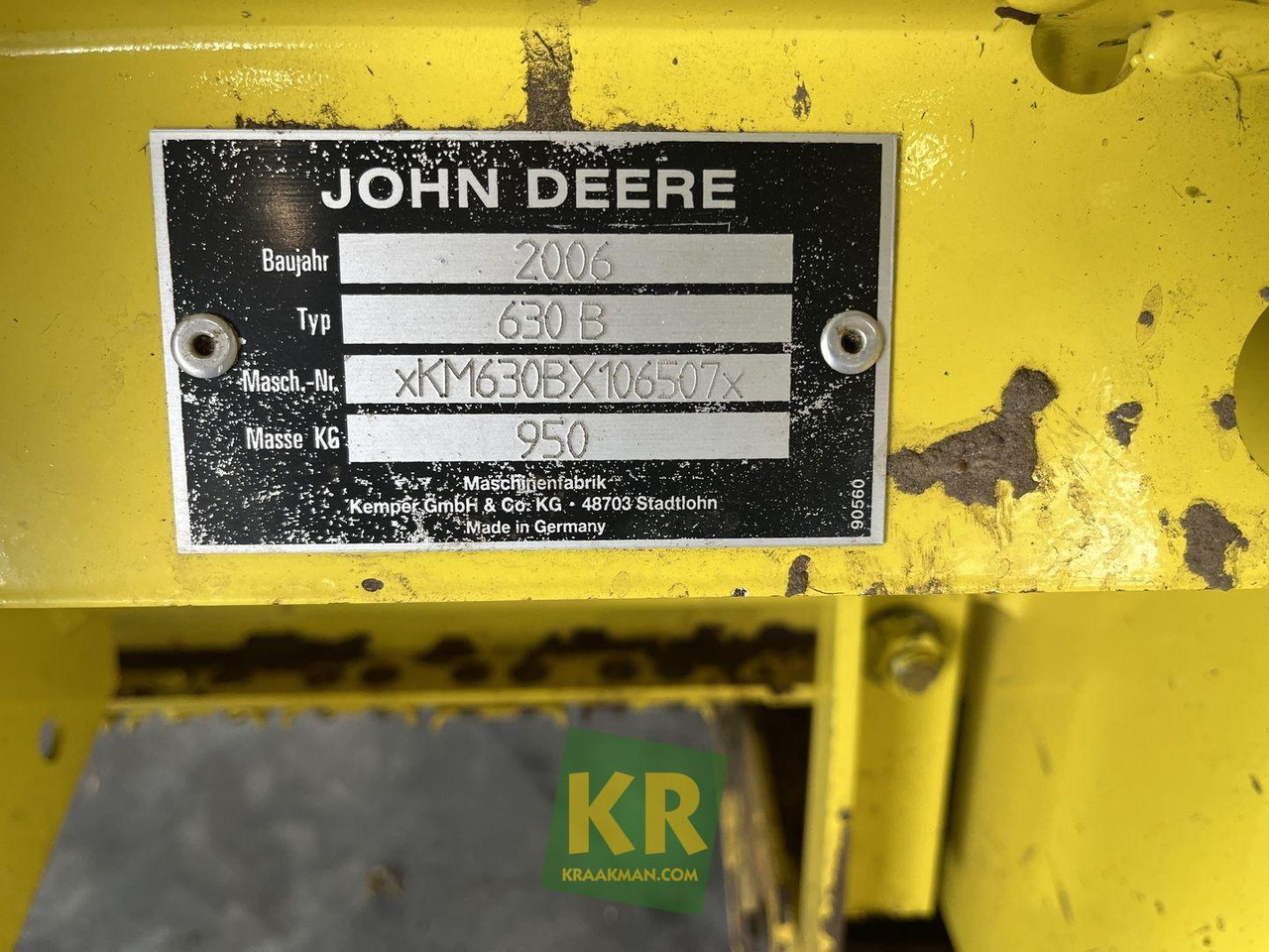 John Deere 630B - Forage harvester attachment: picture 5 John Deere 630B - Forage harvester attachment: picture 5