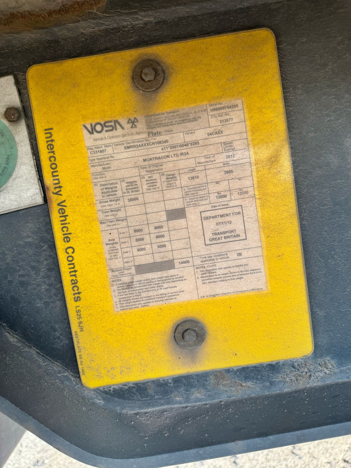 Refrigerator semi-trailer Montracon 2012 Vector 1850MT: picture 8