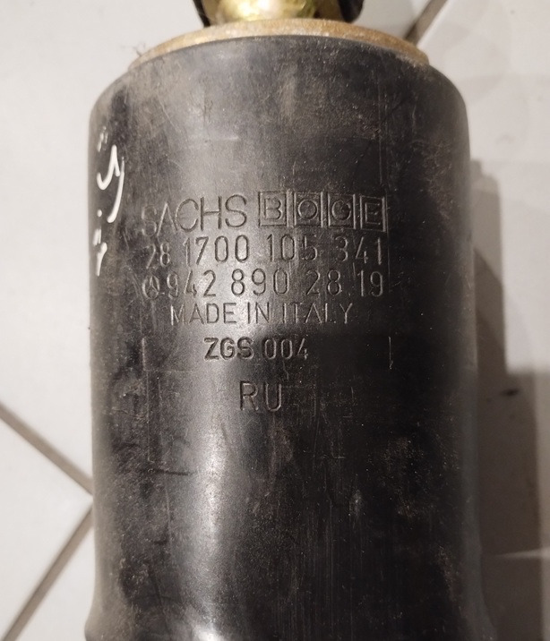 AMORTYZATOR KABINY MERCEDES ACTROS 9428902819 SACHS 131850 - Shock absorber: picture 2 AMORTYZATOR KABINY MERCEDES ACTROS 9428902819 SACHS 131850 - Shock absorber: picture 2