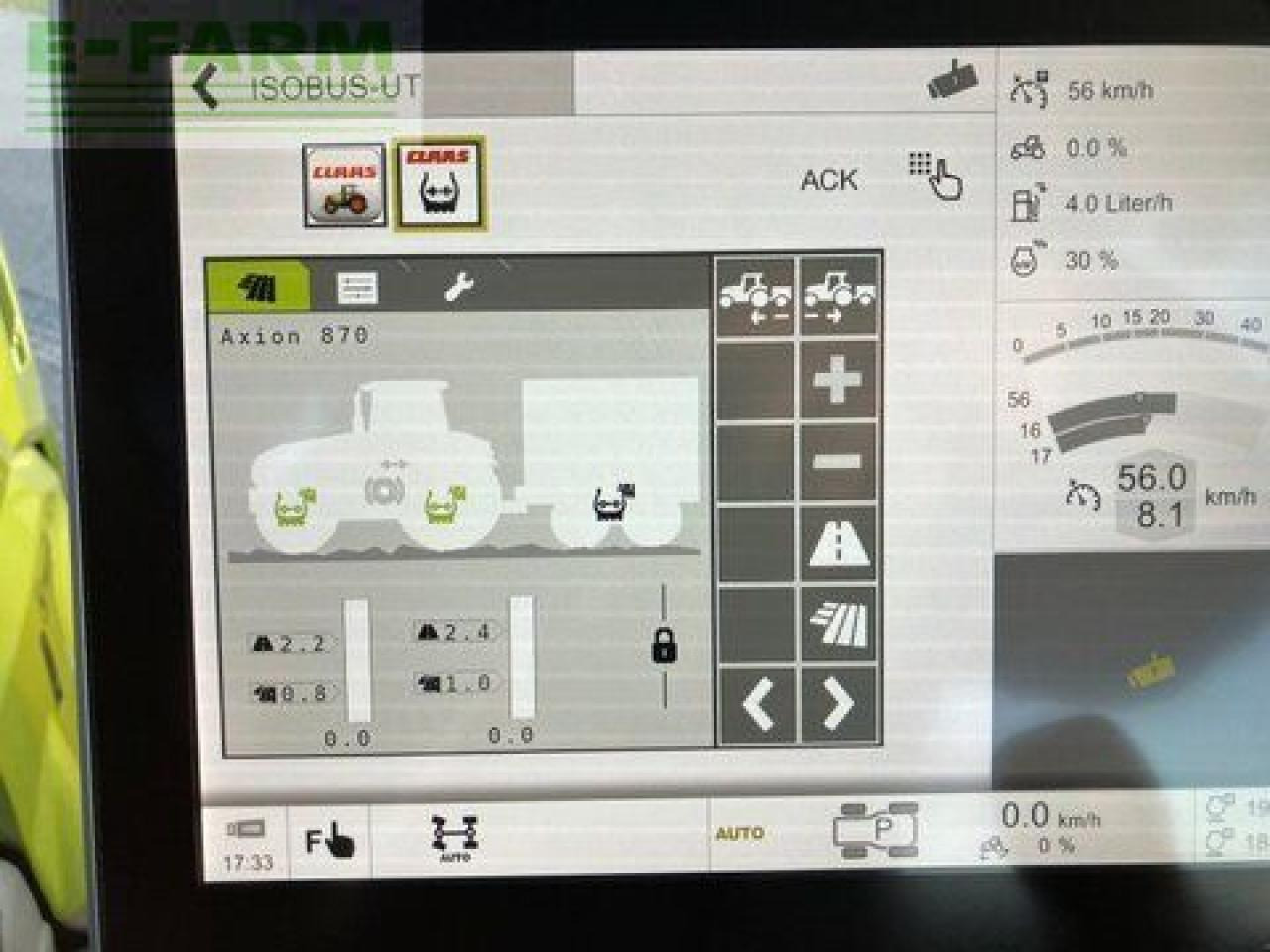 Farm tractor CLAAS axion 870 cmatic cebis CMATIC CEBIS: picture 26 Farm tractor CLAAS axion 870 cmatic cebis CMATIC CEBIS: picture 26