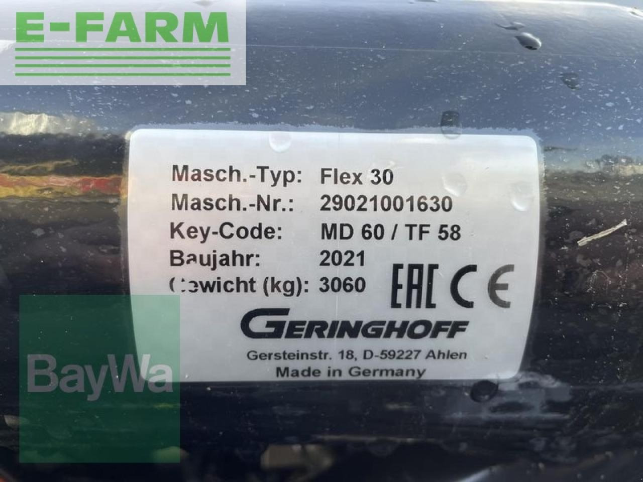Forage harvester attachment Geringhoff bandschneidwerk flex 30: picture 17