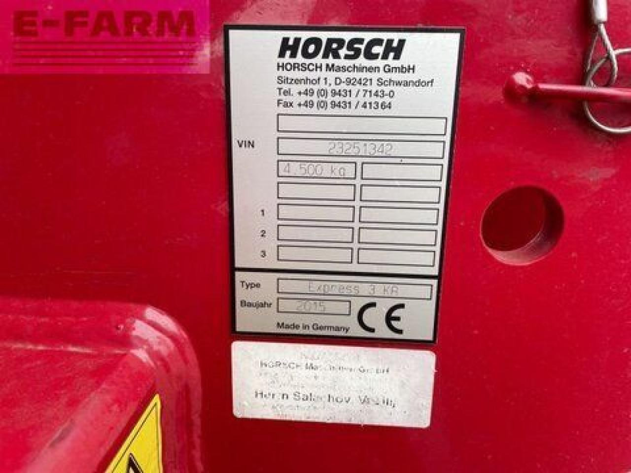 Seed drill Horsch express 3 kr: picture 16