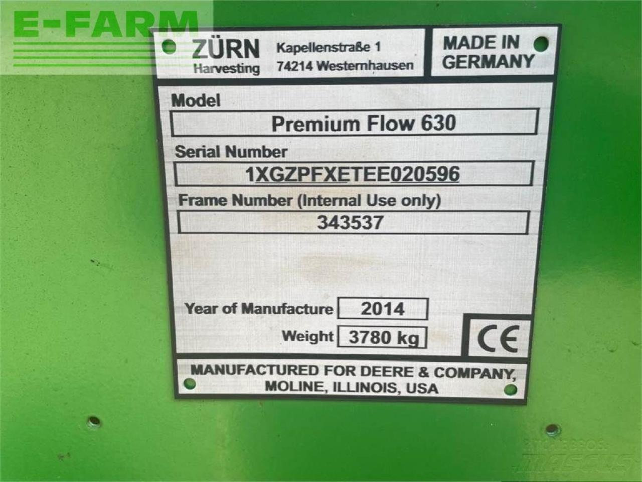 John Deere t670i - Combine harvester: picture 3 John Deere t670i - Combine harvester: picture 3