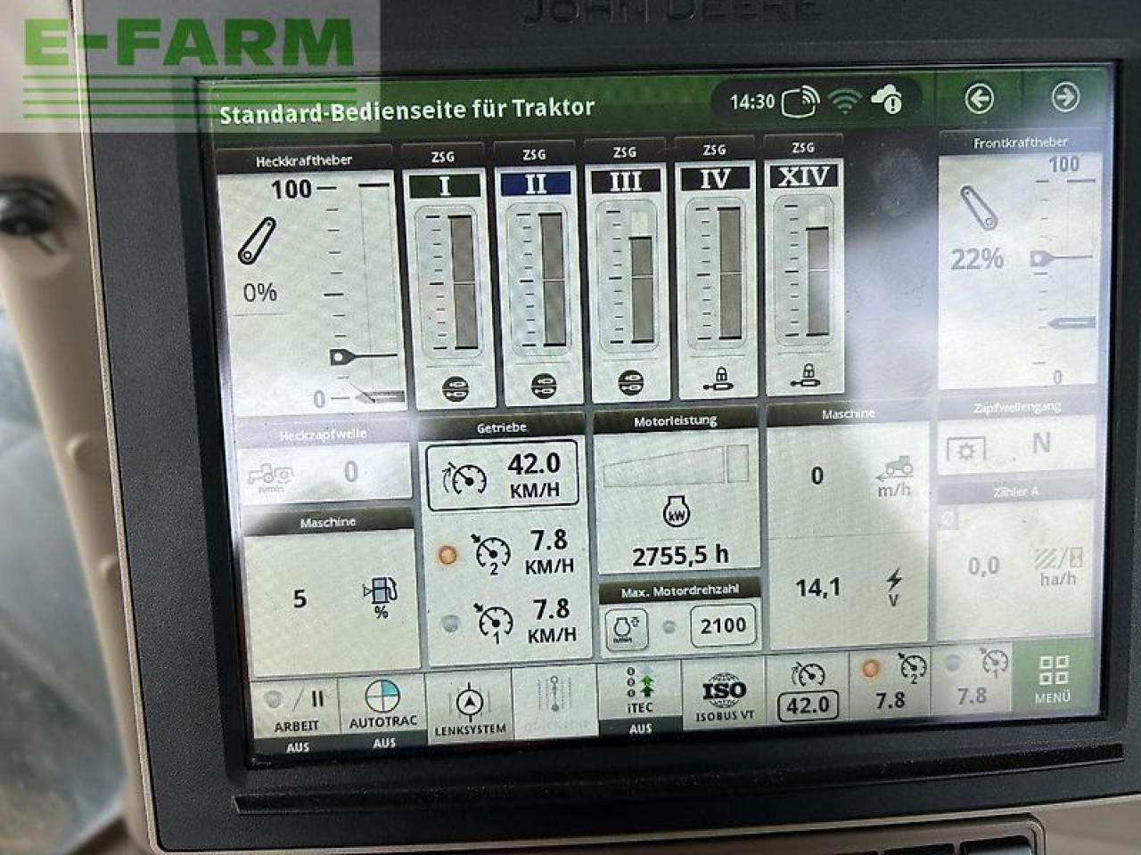 Farm tractor John Deere traktor 6215r: picture 17