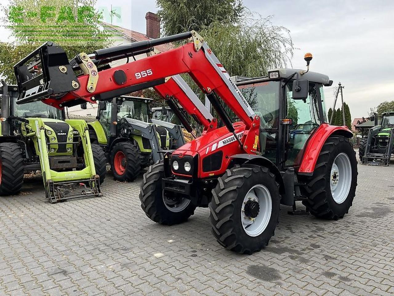 Massey Ferguson 5455 dyna-4 + massey ferguson 955 - Farm tractor: picture 1 Massey Ferguson 5455 dyna-4 + massey ferguson 955 - Farm tractor: picture 1