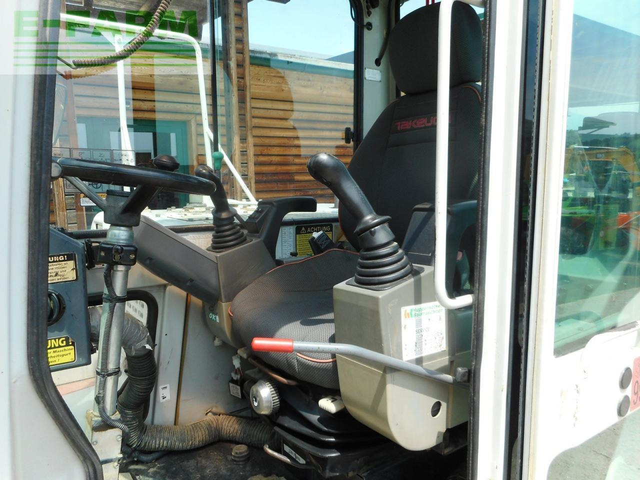 Mini excavator Takeuchi tb 175w mit powertilt + hydr. sw + 3 löffel: picture 7
