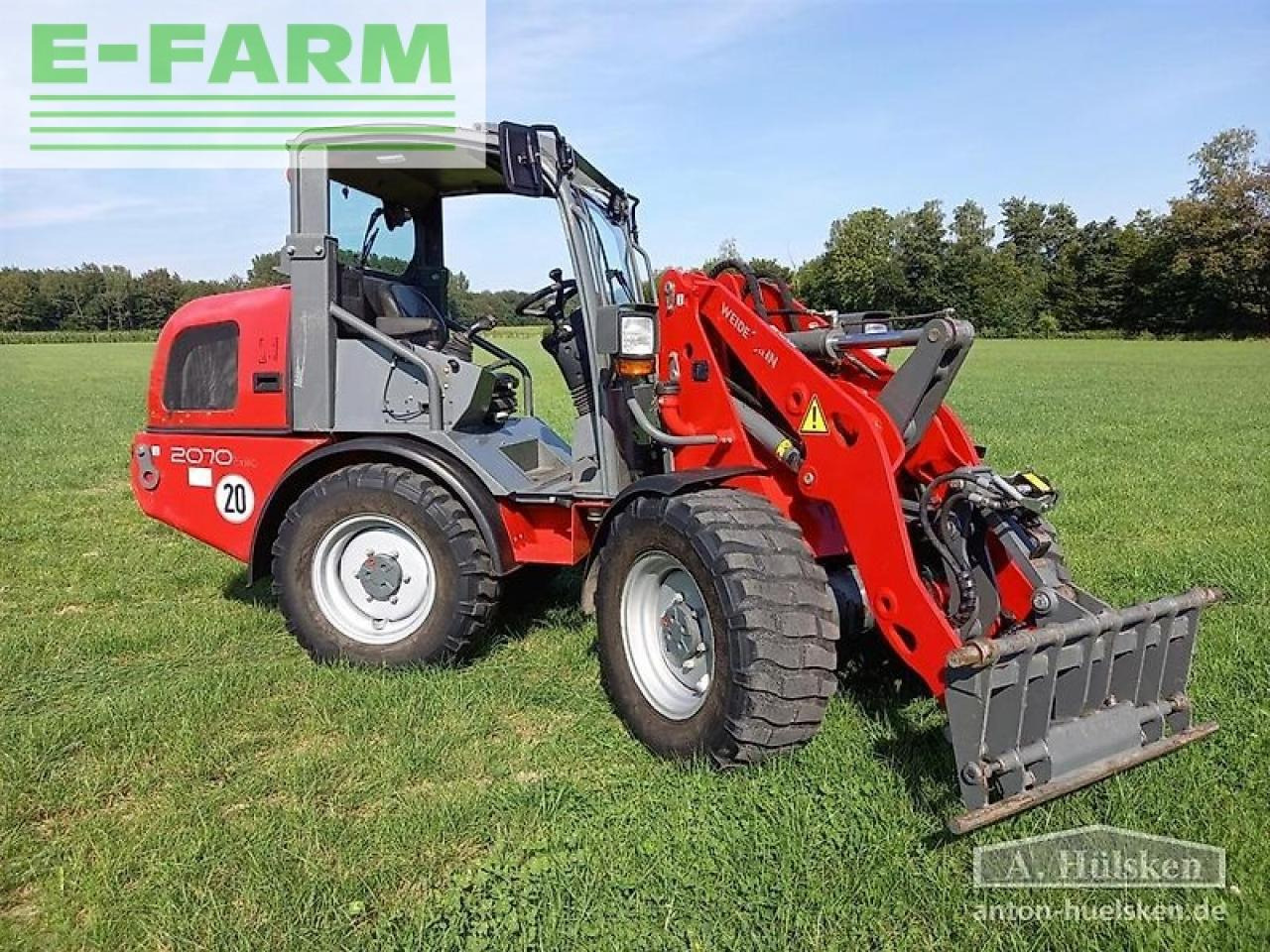 Weidemann 2070 cx 80lp - Mini excavator: picture 2 Weidemann 2070 cx 80lp - Mini excavator: picture 2