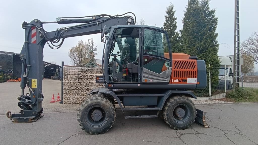 Atlas 160 W, Schnellwechsler OQ 70/55, Straßenzulassung - Wheel excavator: picture 1 Atlas 160 W, Schnellwechsler OQ 70/55, Straßenzulassung - Wheel excavator: picture 1