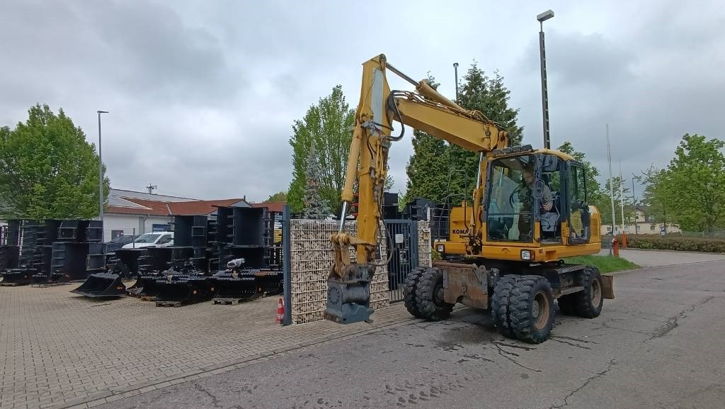 Komatsu PW 140 Mobilbagger Powertilt Schnellwechsler MS 10 - Wheel excavator: picture 4 Komatsu PW 140 Mobilbagger Powertilt Schnellwechsler MS 10 - Wheel excavator: picture 4