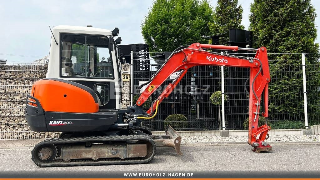 Kubota Minibagger KX 91-3 S2 mit Schnellwechsler MS03 - Mini excavator: picture 1 Kubota Minibagger KX 91-3 S2 mit Schnellwechsler MS03 - Mini excavator: picture 1