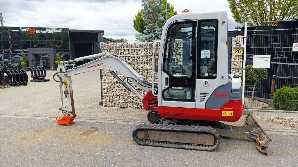 Mini excavator Takeuchi TB219, Minibagger mit neuem Schnellwechsler MS 03: picture 19