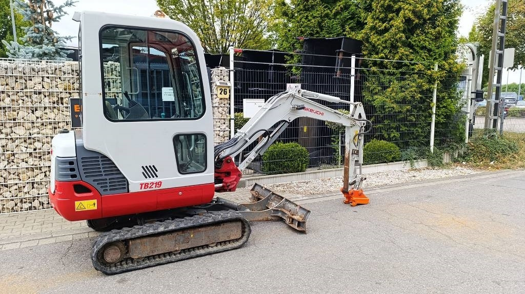 Mini excavator Takeuchi TB219, Minibagger mit neuem Schnellwechsler MS 03: picture 7