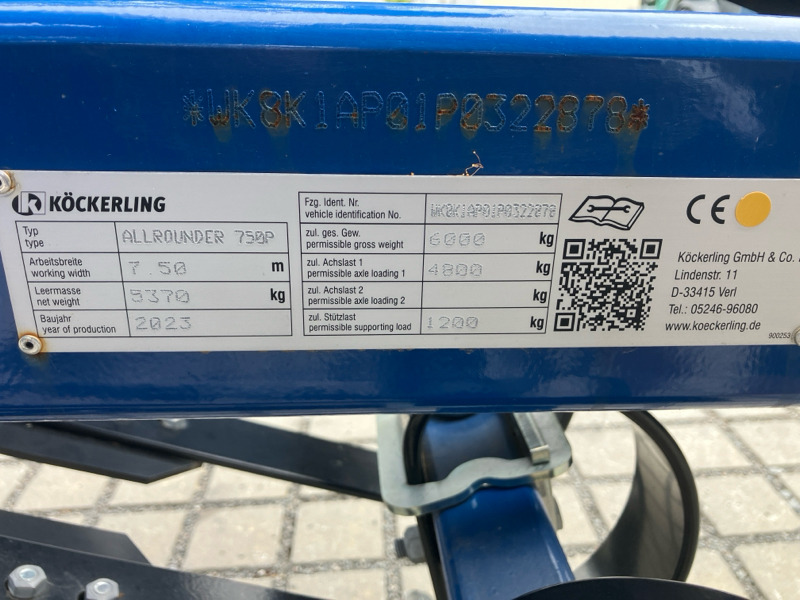Köckerling Allrounder 750 profiline - Harrow: picture 2 Köckerling Allrounder 750 profiline - Harrow: picture 2