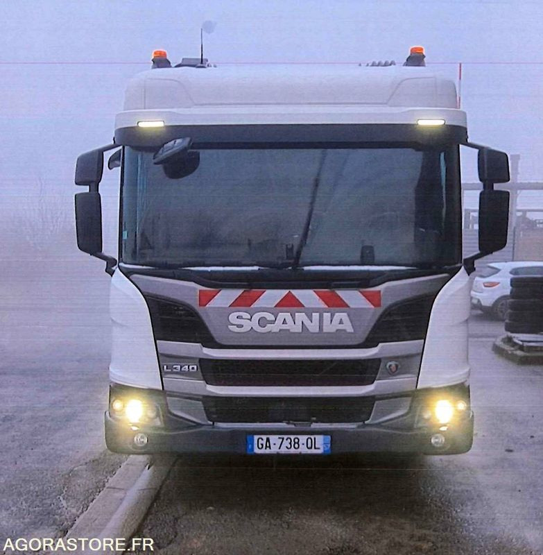 BOM SCANIA L340 71926 kms 2021 GNV - Garbage truck: picture 1 BOM SCANIA L340 71926 kms 2021 GNV - Garbage truck: picture 1