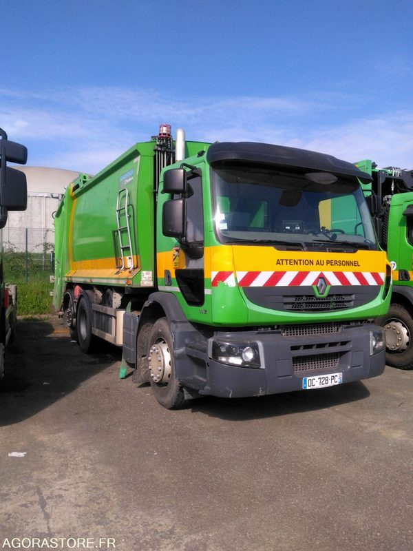Benne à ordures ménagères Renault Eurovoirie Terberg - Garbage truck: picture 2 Benne à ordures ménagères Renault Eurovoirie Terberg - Garbage truck: picture 2