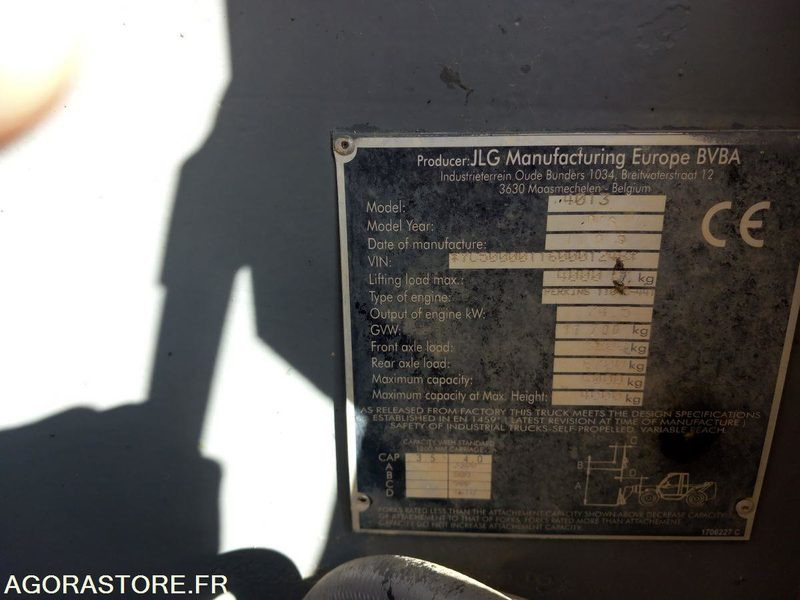 Chariot télescopique JLG 4013 - Telescopic handler: picture 5 Chariot télescopique JLG 4013 - Telescopic handler: picture 5