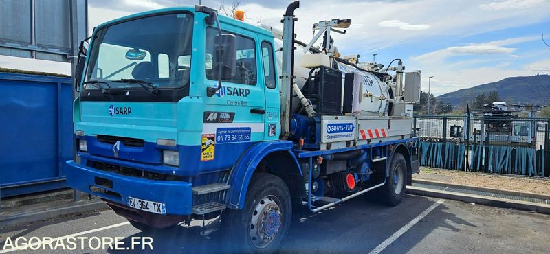 Hydrocureur Huwer/Renault 16T-1999 EV364TX (Vente uniquement Export) - Vacuum truck: picture 1 Hydrocureur Huwer/Renault 16T-1999 EV364TX (Vente uniquement Export) - Vacuum truck: picture 1