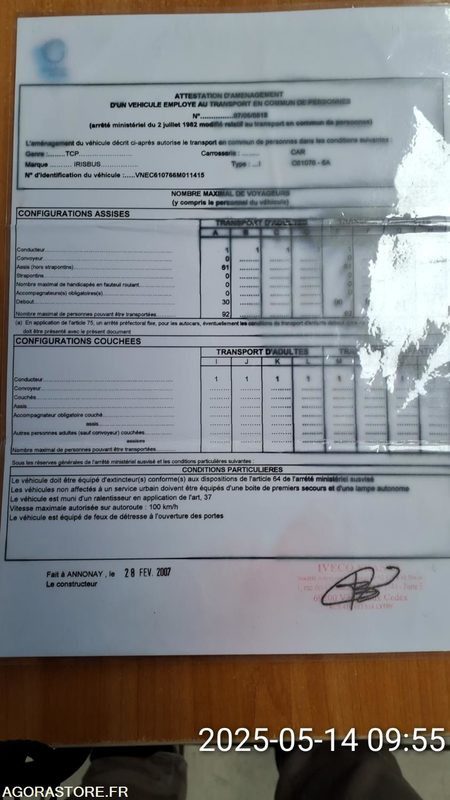School bus IVECO BUS AXER N°063117: picture 10