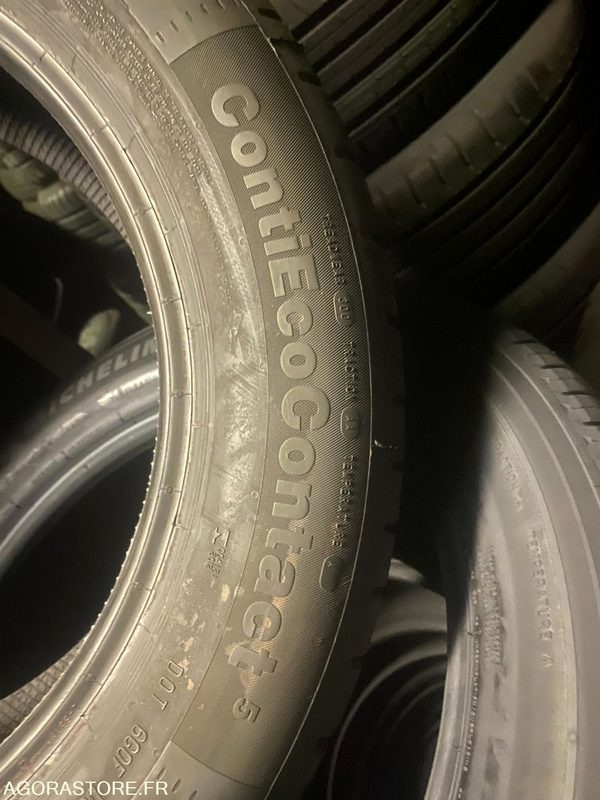 LOT DE 168 PNEUS ETE CONTINENTAL ECO CONTACT 5 205/55R16 91H DOT 2019 - Tire: picture 1 LOT DE 168 PNEUS ETE CONTINENTAL ECO CONTACT 5 205/55R16 91H DOT 2019 - Tire: picture 1