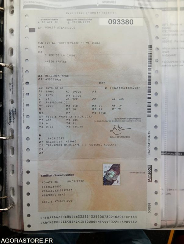 MERCEDES INTOURO N°093380 - School bus: picture 4 MERCEDES INTOURO N°093380 - School bus: picture 4