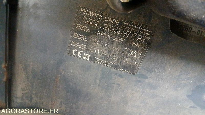 Chariot frontal - Fenwick - 2018 - R16 - Other machinery: picture 4 Chariot frontal - Fenwick - 2018 - R16 - Other machinery: picture 4