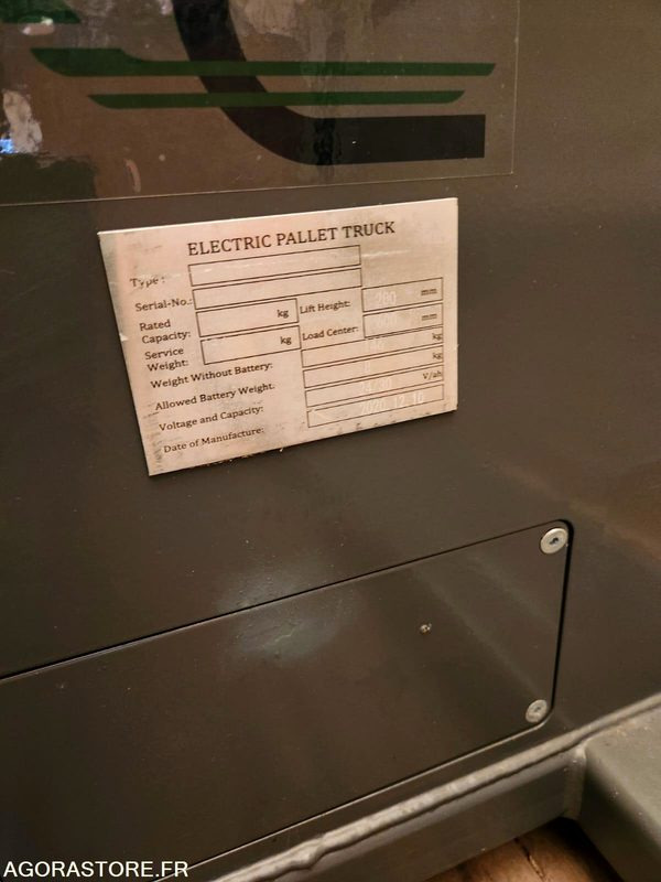 Transpalette électrique 1500kg - neuf - Other machinery: picture 2 Transpalette électrique 1500kg - neuf - Other machinery: picture 2