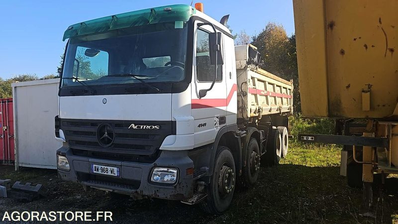 PORTEUR BENNE MERCEDES ACTROS - 2004 - 851170KM -  AW968WL - Tipper: picture 1 PORTEUR BENNE MERCEDES ACTROS - 2004 - 851170KM -  AW968WL - Tipper: picture 1