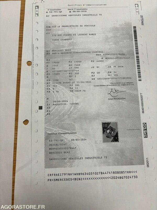 TRACTEUR 4X2 MERCEDES ACTROS 1845 2018 385 000 KM + BENNE ALUMINIUM SHMITZ 2016 - Tractor unit: picture 1 TRACTEUR 4X2 MERCEDES ACTROS 1845 2018 385 000 KM + BENNE ALUMINIUM SHMITZ 2016 - Tractor unit: picture 1