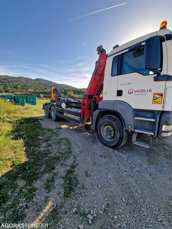 PORTEUR MOVI GRUE MAN 26T 6X4 GUIMA de 2013 - 167 500 km (R32296) - Truck: picture 3 PORTEUR MOVI GRUE MAN 26T 6X4 GUIMA de 2013 - 167 500 km (R32296) - Truck: picture 3